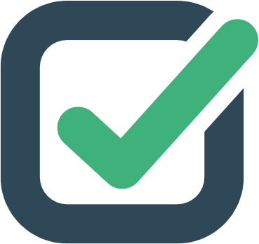 Trustchecker logo box with a tick